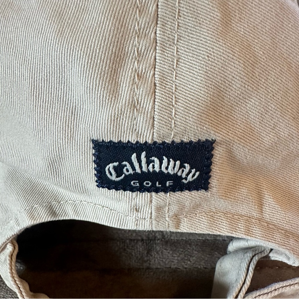 Callaway Golf Tan Embroidered Baseball Cap - Picture 5 of 12